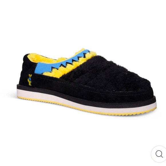 SANUK U PUFFY CHILLER LOW X GRATEFUL DEAD NATURAL BLUE SHOES - - Picture 13 of 14